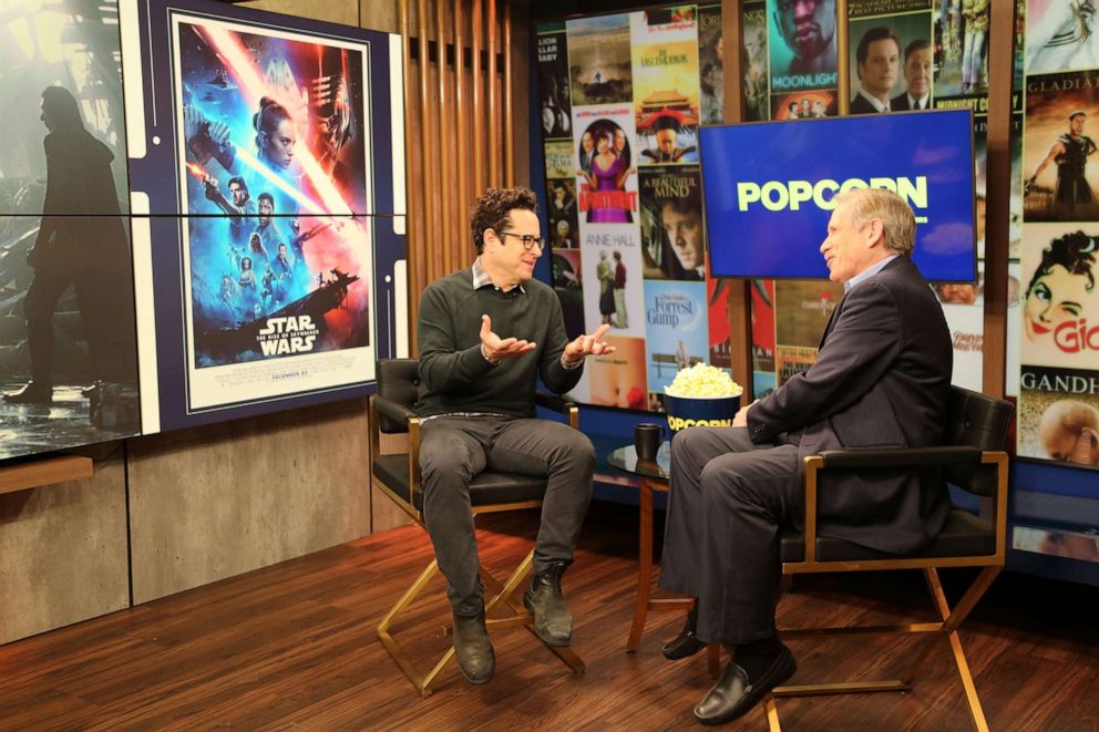 PHOTO: J.J. Abrams appears on "Popcorn with Peter Travers" at ABC News studios, Nov. 25, 2019, in New York City.