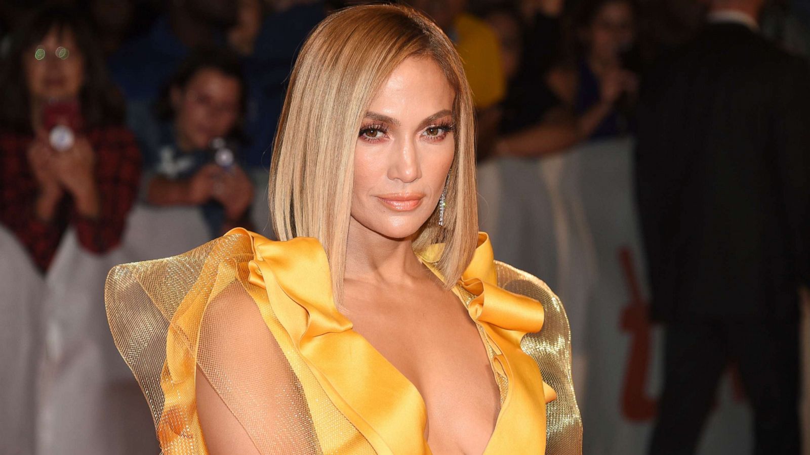 PHOTO: Jennifer Lopez attends the premiere for "Hustlers" on day three of the Toronto International Film Festival at Roy Thomson Hall, Sept. 7, 2019, in Toronto.