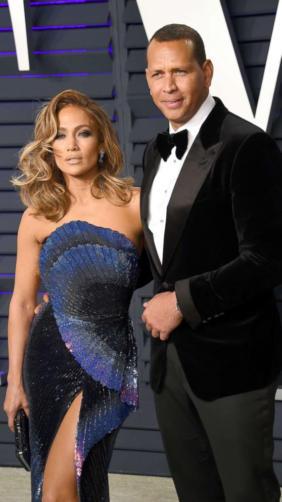 PHOTO: Jennifer Lopez and Alex Rodriguez attend the 2019 Vanity Fair Oscar Party hosted by Radhika Jones at Wallis Annenberg Center for the Performing Arts, Feb. 24, 2019, in Beverly Hills, Calif.