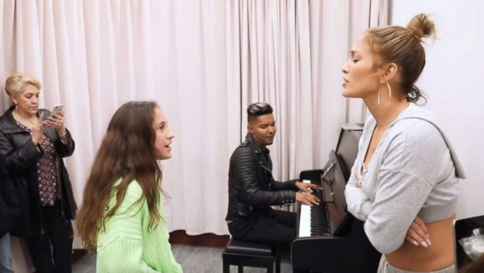 PHOTO: Jennifer Lopez posted this video" Ain't No Weekend Like A JLo Weekend: My First Time Performing Medicine Live!" on YouTube on May 11, 2019.