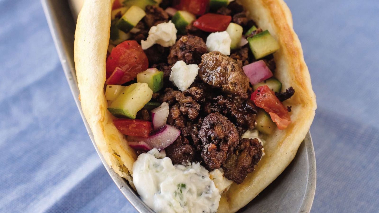 PHOTO: Jeff Mauro's homemade gyro.