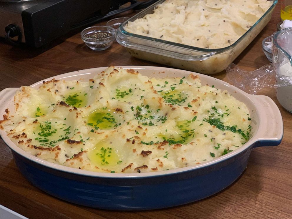 PHOTO:  Jeff Mauro made his mom's famous mashed potatoes.
