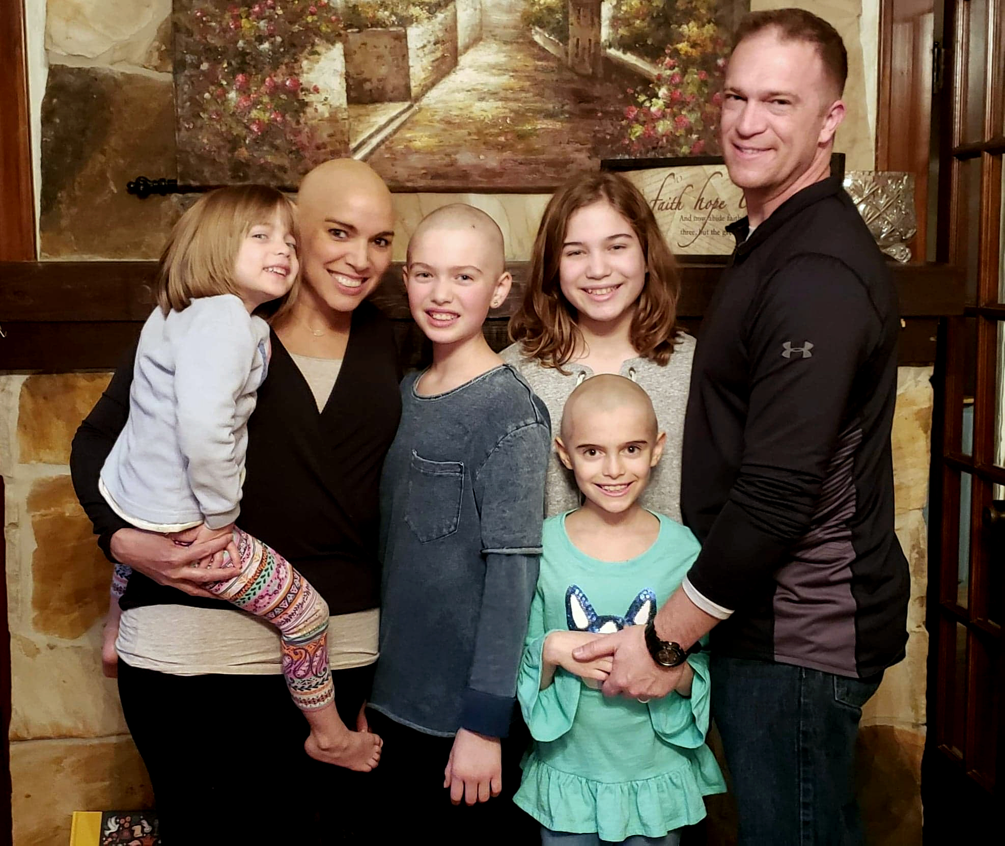 PHOTO: Joanna McPherson of Shreveport, Louisiana, is seen in Jan. 2019 with her husband, Shawn McPherson and their daughters Alexa, 11, Kayla, 10, Sophia, 7, and Jocelyn, 4.
