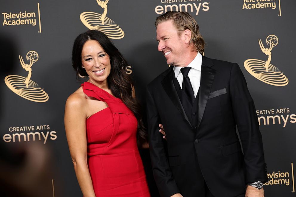 PHOTO: Joanna Gaines and Chip Gaines attend the 2022 Creative Arts Emmys at Microsoft Theater on September 03, 2022 in Los Angeles, California.