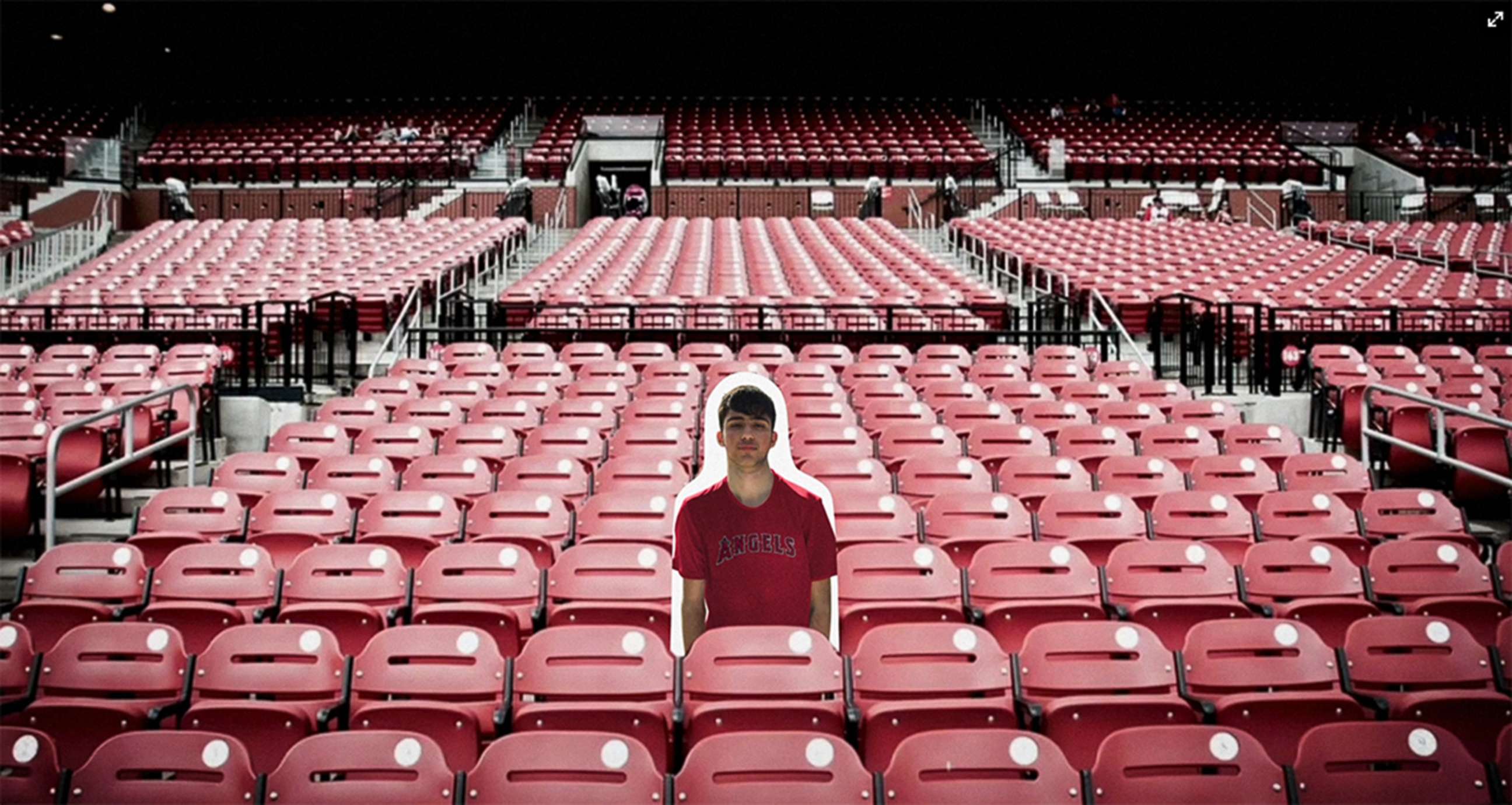 PHOTO: Cardboard cutouts of Parkland shooting victim Joaquin Oliver are being placed in baseball stadiums across the country to raise awareness of the fight against gun violence.