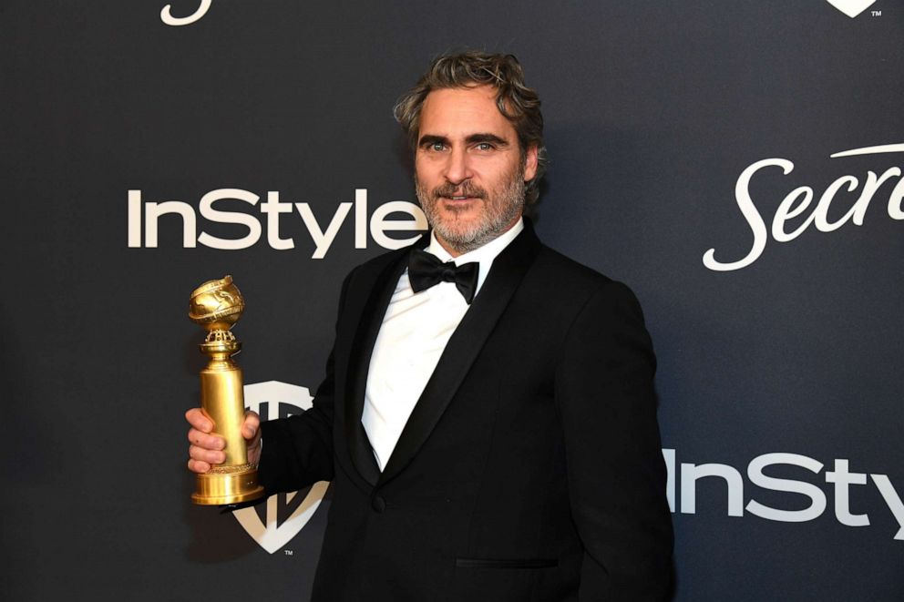 PHOTO: Joaquin Phoenix attends The 2020 InStyle And Warner Bros. 77th Annual Golden Globe Awards Post-Party at The Beverly Hilton Hotel in Beverly Hills, Calif., Jan. 5, 2020.