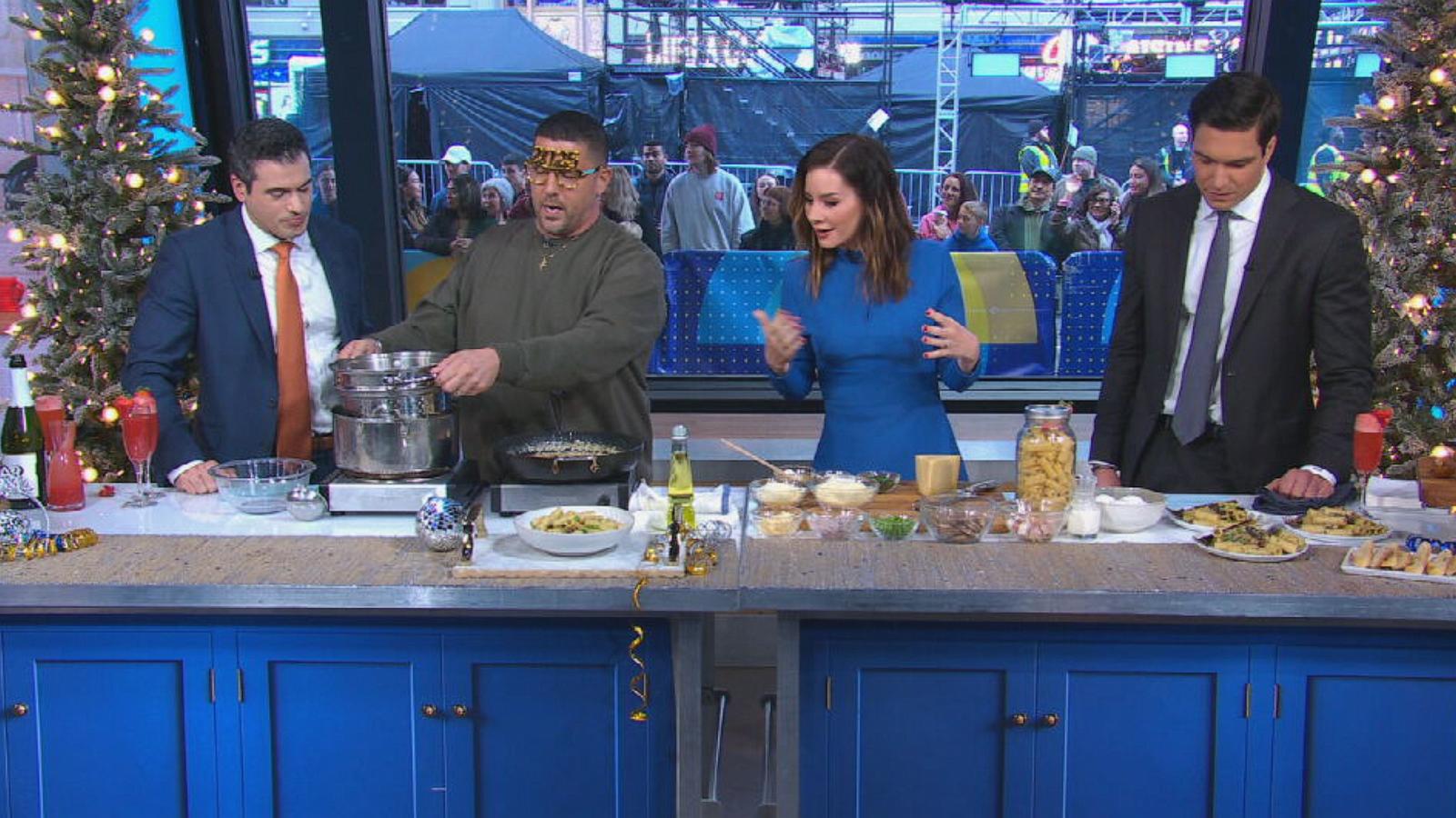 PHOTO: Chef Joe Isidori shares recipes for New Year's Eve celebrations on "Good Morning America" on Dec. 30, 2024.