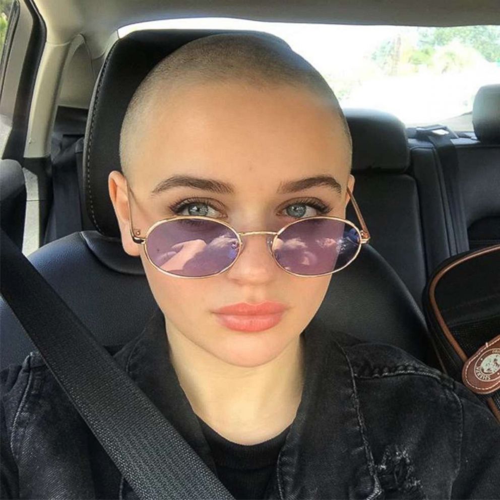 PHOTO: Actress Joey King shared a photo of her freshly shaved head to Instagram, Oct. 8, 2018, with the caption, "My name for the next 4 months, is Gypsy Rose Blanchard. This story is very disturbing and I am honored to be able to portray it."