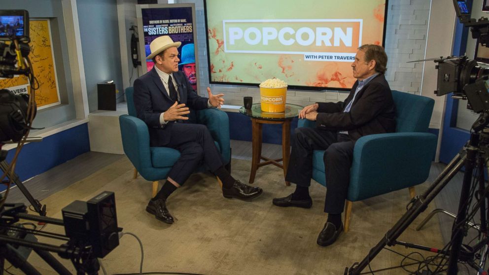 PHOTO: John C. Reilly appears on "Popcorn with Peter Travers" at ABC News studios, Sept. 13, 2018, in New York City.
