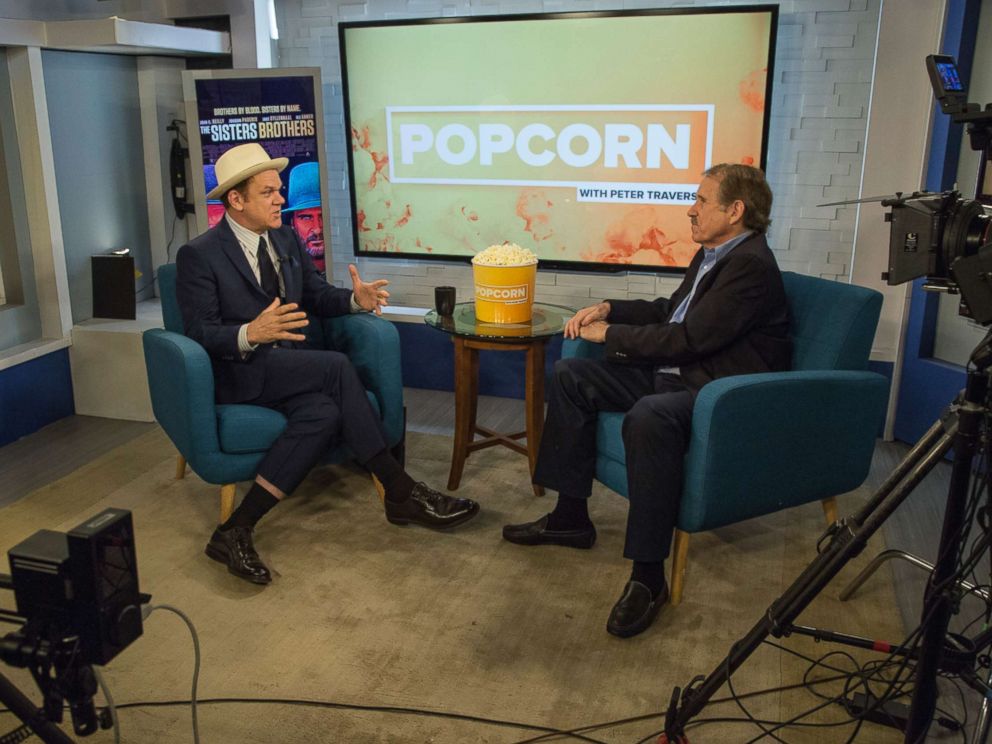 PHOTO: John C. Reilly appears on Popcorn with Peter Travers at ABC News studios, Sept. 13, 2018, in New York City.