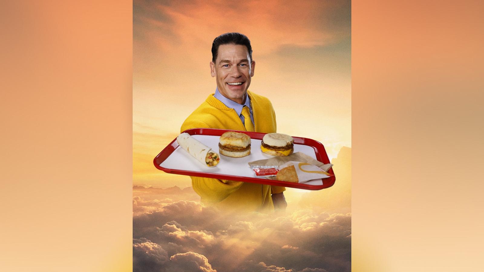 PHOTO: John Cena has helped McDonald's launch the new McValue platform.