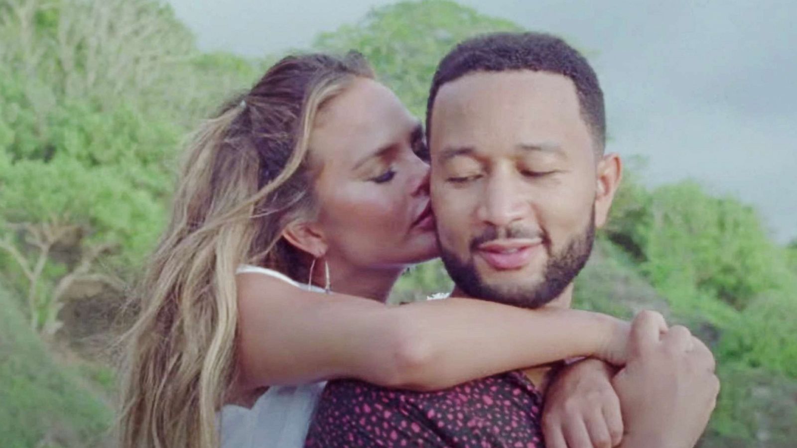 PHOTO:Chrissy Teigen and John Legend are pictured in Legend's music video "Wild" posted to Youtube, Aug. 13, 2020.