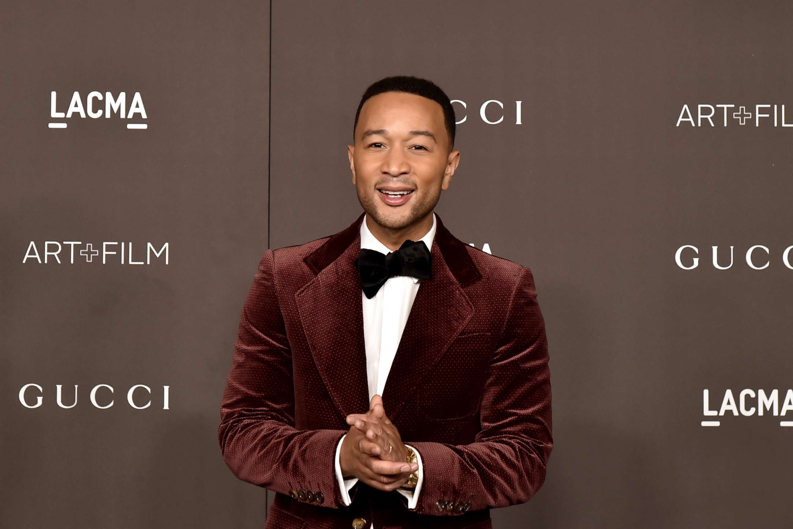 PHOTO: John Legend attends the 2019 LACMA Art + Film Gala  at LACMA, Nov. 2, 2019, in Los Angeles.