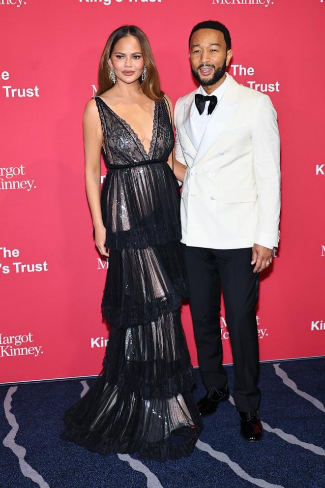 PHOTO: Chrissy Teigen and John Legend attend The King's Trust 2024 Global Gala at Cipriani South Street, on May 2, 2024, in New York.