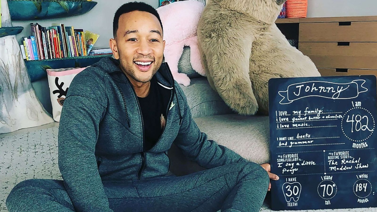 PHOTO: Chrissy Teigen posted this photo of John Legend on her Instagram profile.