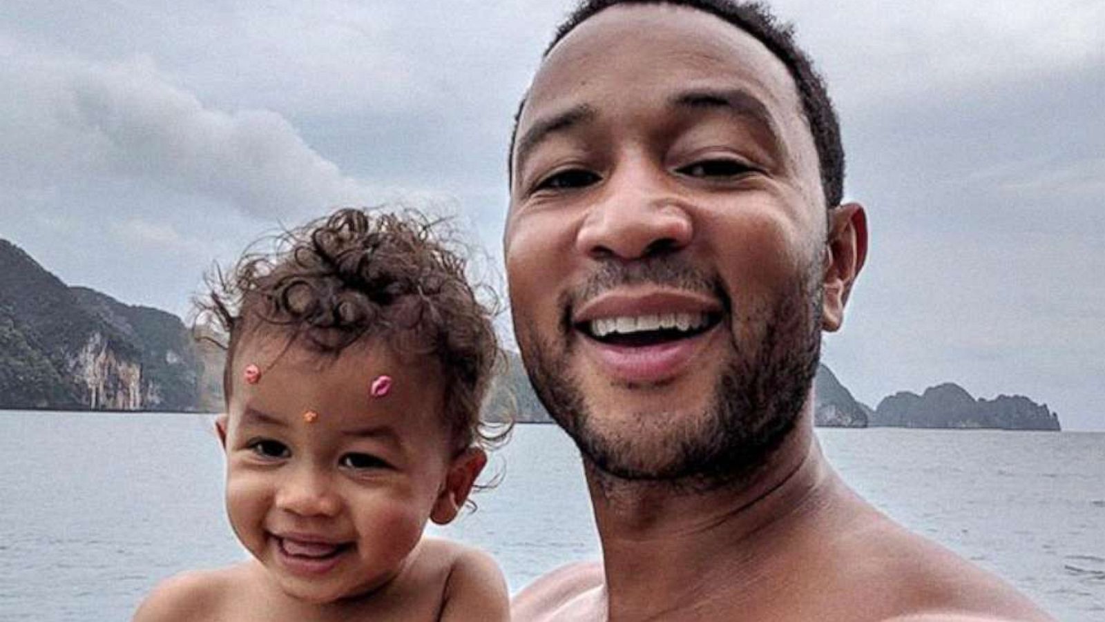 PHOTO: John Legend is pictured holding his son Miles in a selfie image posted to his Instagram account.