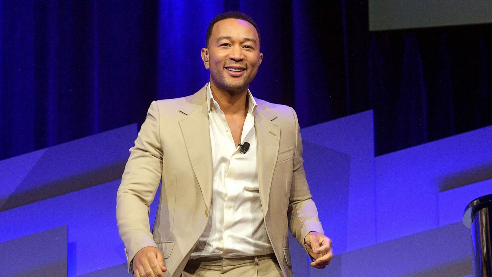 PHOTO: John Legend performs onstage at Vanity Fair's 6th Annual New Establishment Summit at Wallis Annenberg Center for the Performing Arts on Oct. 22, 2019 in Beverly Hills, Calif.