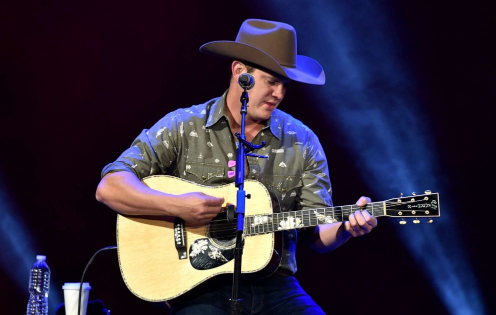 PHOTO: Jon Pardi performs on stage at the Fox Theatre on Nov. 06, 2019, in Detroit.