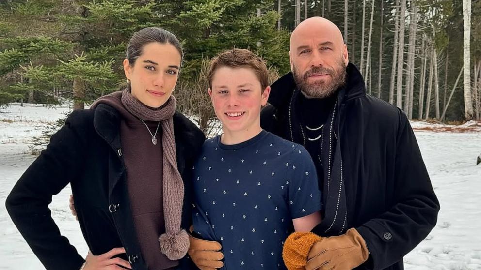 PHOTO: John Travolta shared a photo of his family and a New Year's message on Instagram.