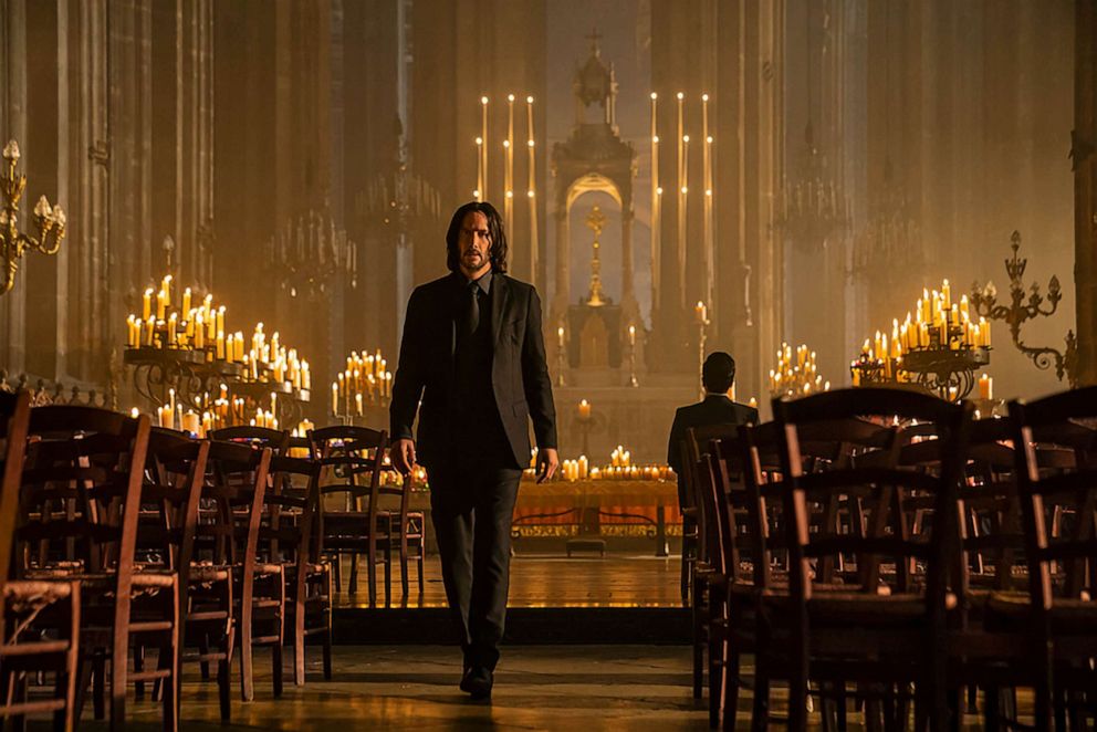 PHOTO: Keanu Reeves as John Wick and Donnie Yen as Caine in "John Wick 4."