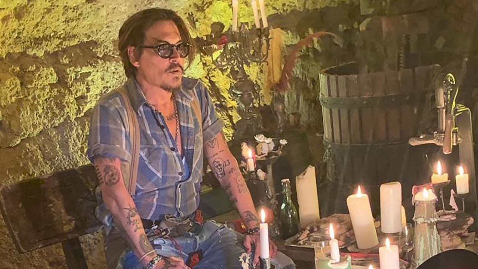 PHOTO: Johnny Depp posted this image in his first post on Instagram.