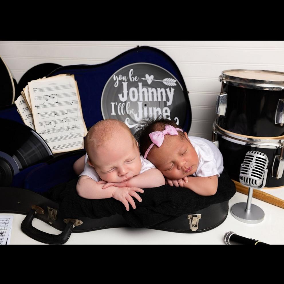 VIDEO: Babies named Johnny Cash and June Carter born on same day, at same hospital