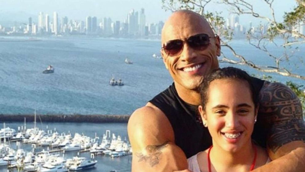 PHOTO: Actor Dwayne "The Rock" Johnson posted this photo with his daughter Simone to Instagram on her birthday.