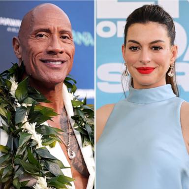 PHOTO: Dwayne Johnson | Anne Hathaway | Bob Iger