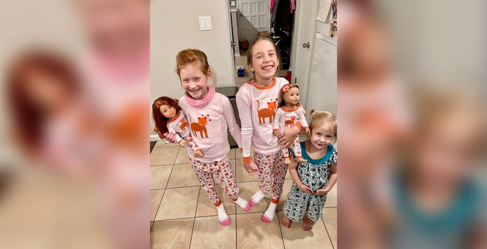 PHOTO: Margarita, far left, poses with two of Matthew and Christy Johnson's children in Littleton, Colo.