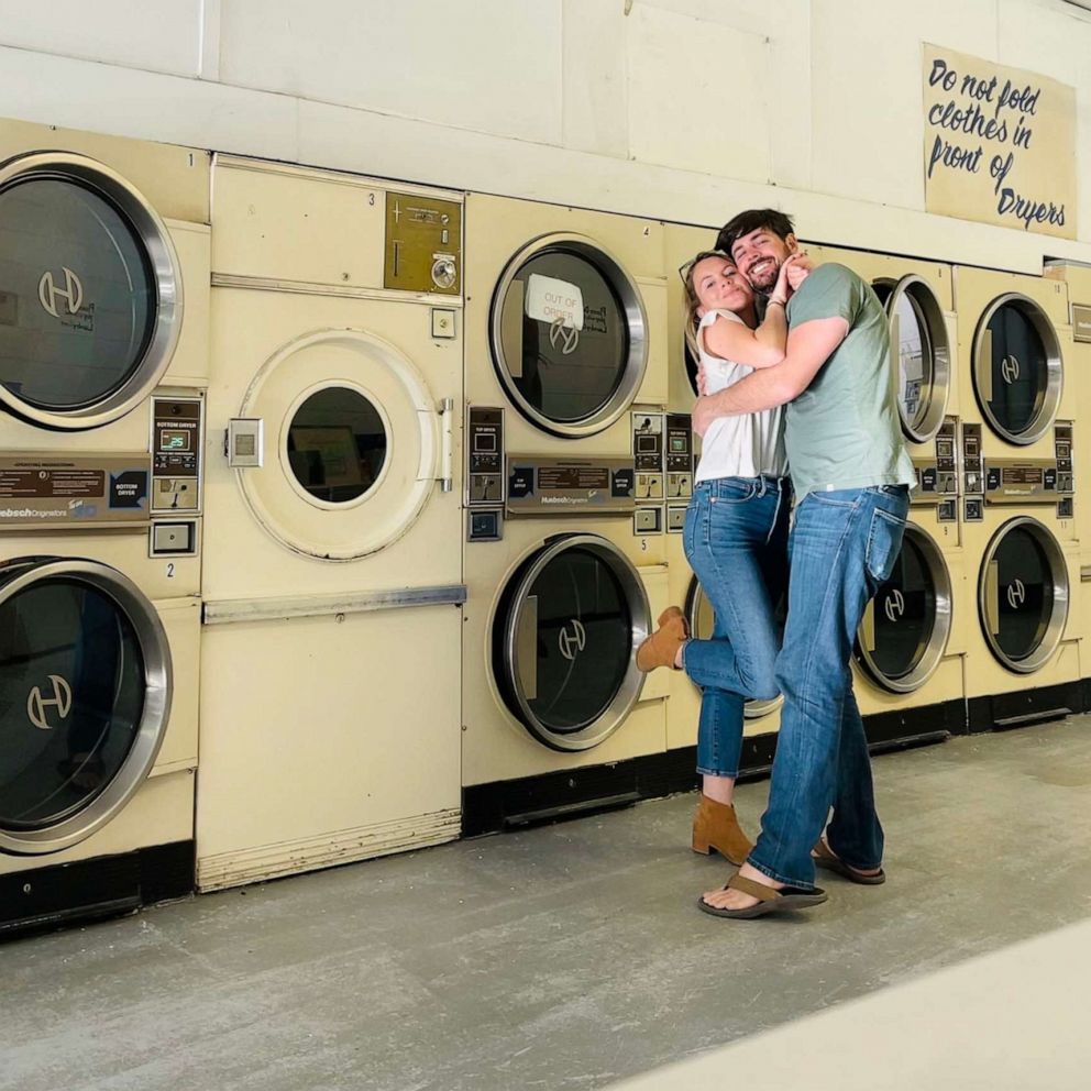 VIDEO: Couple transforms run-down laundromat into community hub