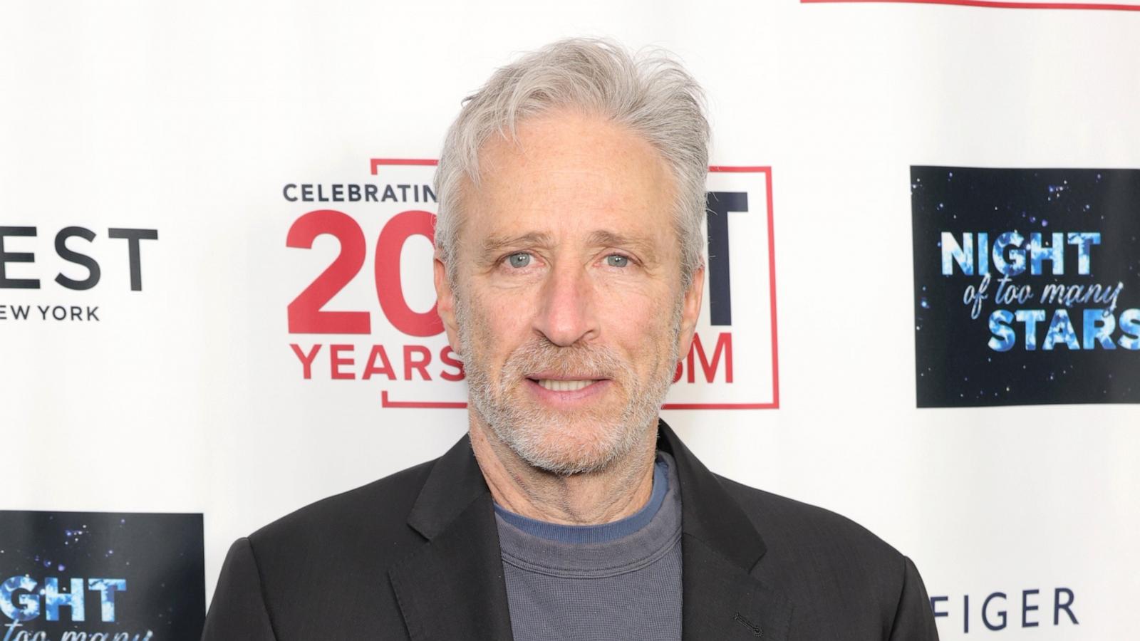 PHOTO: Jon Stewart attends 2023 Night of Too Many Stars benefiting NEXT for AUTISM at Beacon Theatre on December 11, 2023 in New York City.