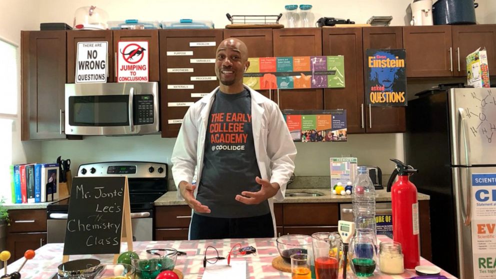 VIDEO: This chemistry teacher turned his kitchen into a science lab