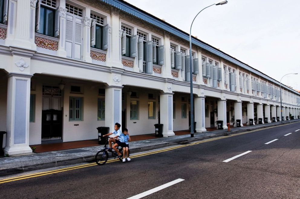 PHOTO: Joo Chiat shophouses in Singapore are pictured in this undated stock photo.