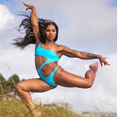 PHOTO: Jordan Chiles joined other athletes in her Sports Illustrated Swimsuit debut for the magazine's upcoming issue.