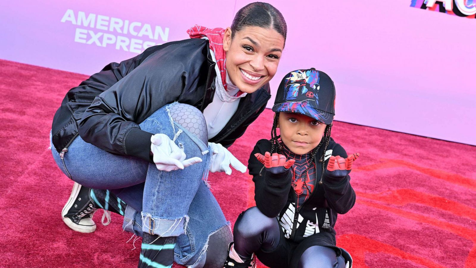 PHOTO: Jordin Sparks and Dana Isaiah Thomas Jr. attend the World Premiere of Sony Pictures Animation's "Spider-Man: Across the Spider Verse" May 30, 2023, in Los Angeles.