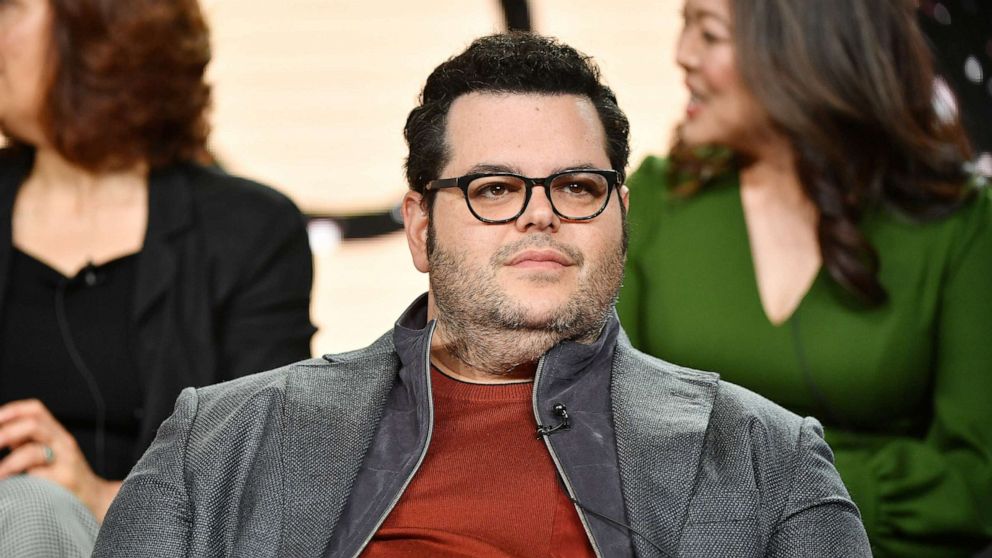 PHOTO: In this Jan. 15, 2020, file photo, Josh Gad speaks during a press event in Pasadena, Calif.