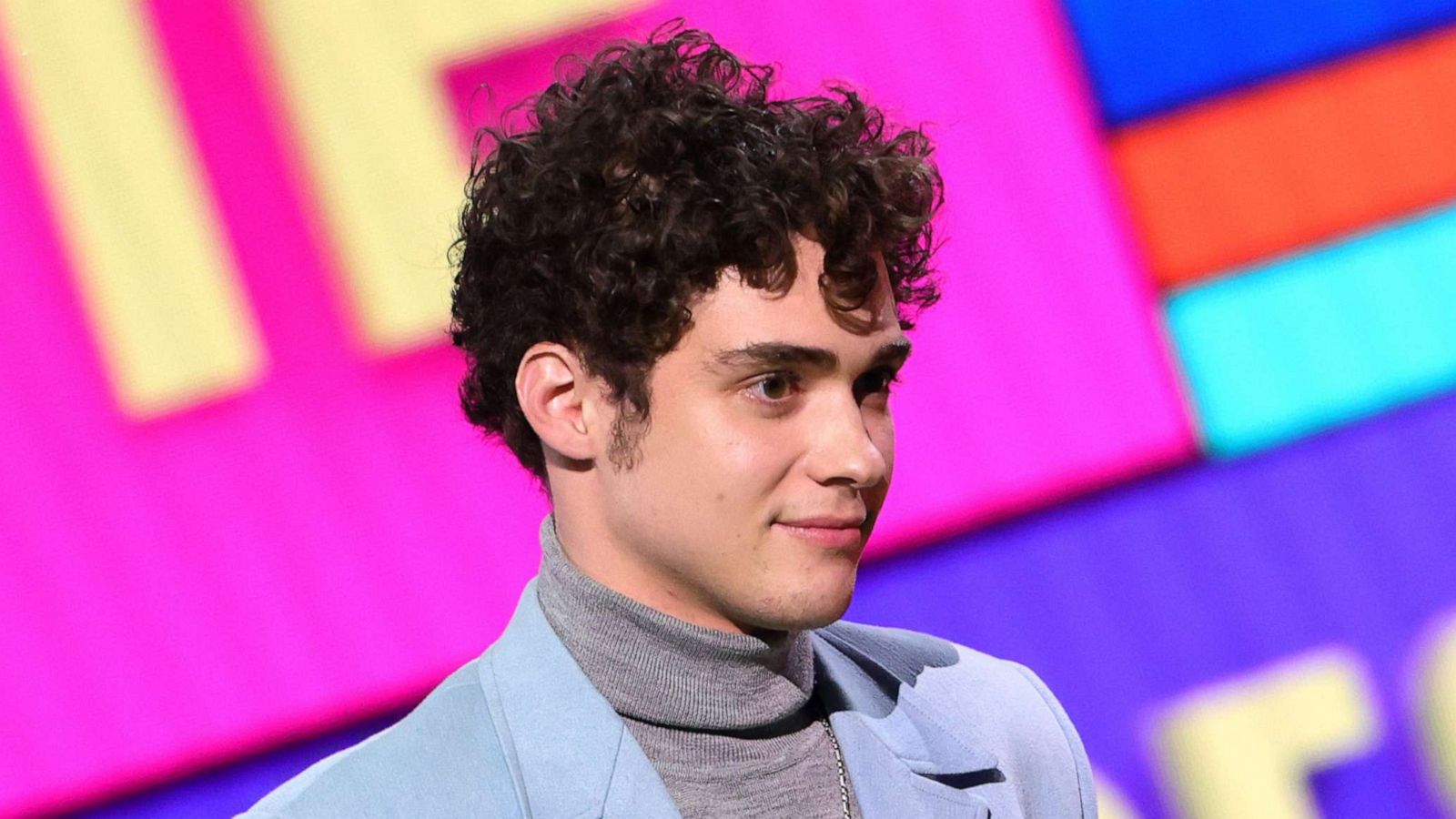 PHOTO: Joshua Bassett speaks onstage during Nickelodeon's Kids' Choice Awards, on March 13, 2021 in Santa Monica, Calif.