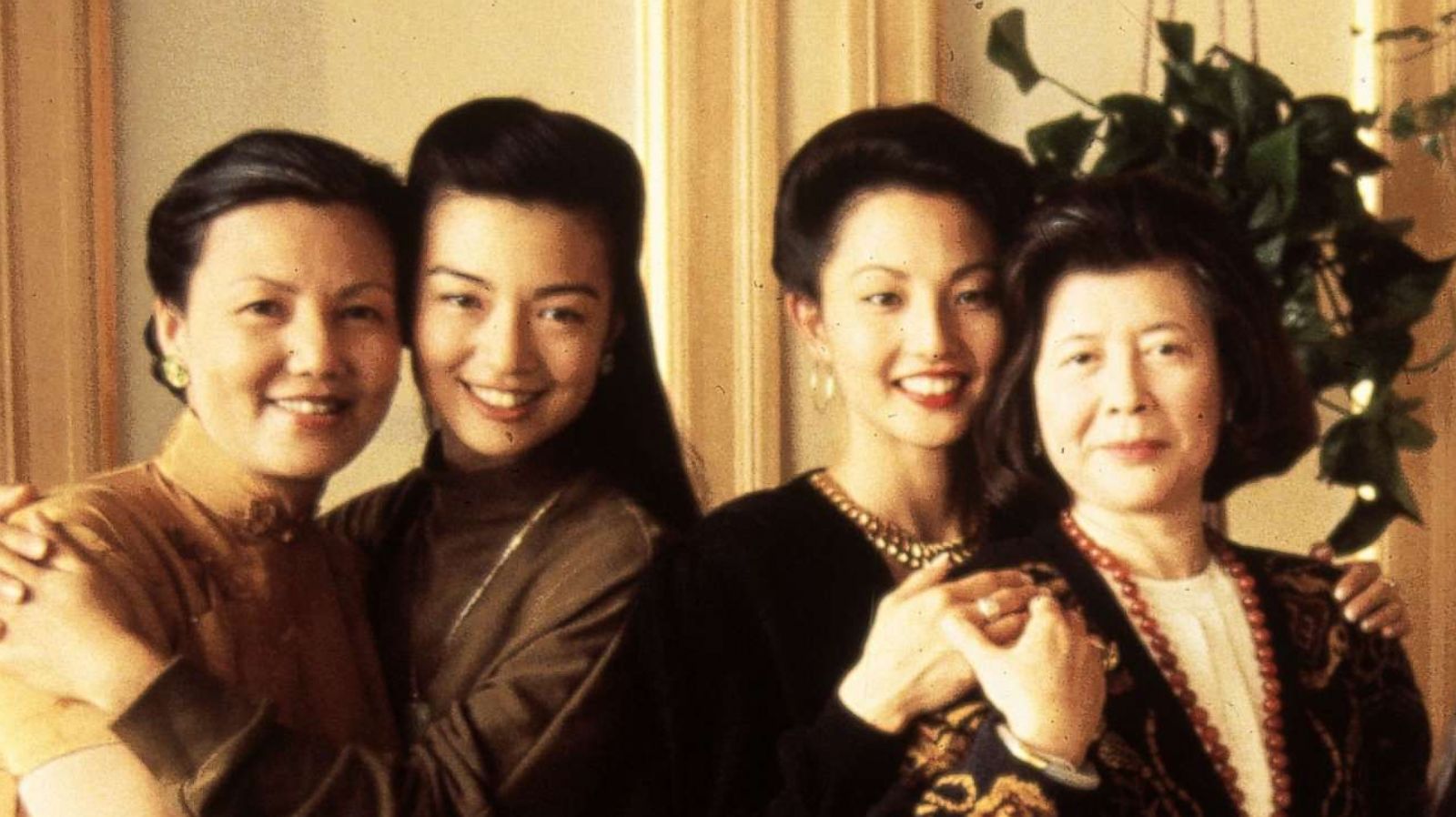 PHOTO: Kieu Chinh, Ming-Na, Tamlyn Tomita, Tsai Chin, France Nuyen, Lauren Tom, Lisa Lu, Rosalind Chao from the movie, "The Joy Luck Club," from 1993.