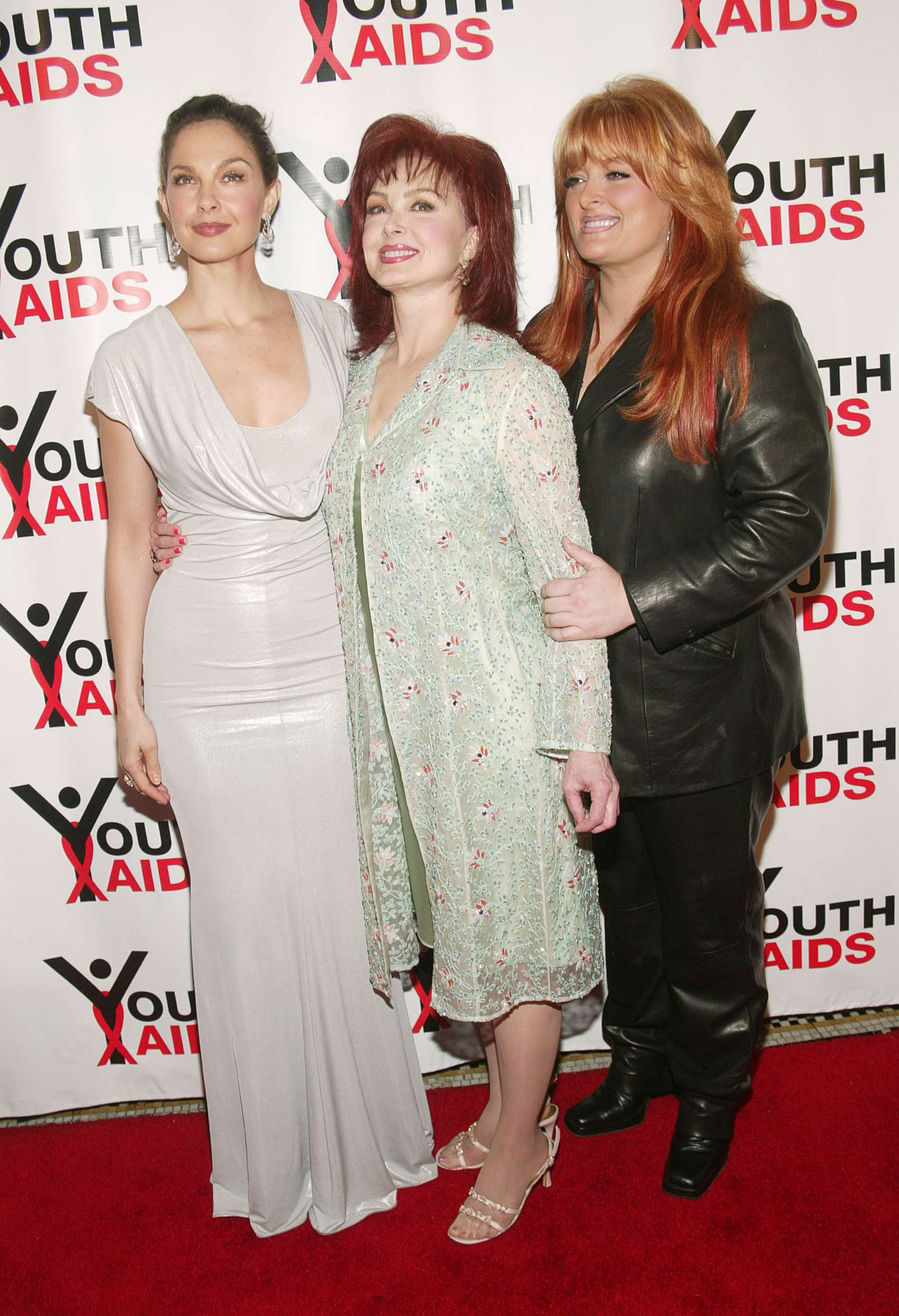 PHOTO: Ashley, Naomi and Wynonna Judd arrive at the "YouthAIDS Annual Benefit Gala 2003," Oct. 27, 2003, in New York.