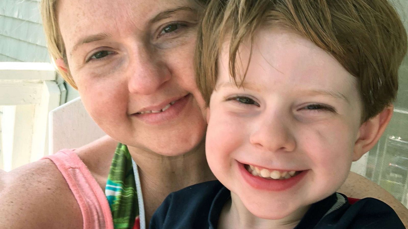 PHOTO: Jennifer Bringle, 40, poses with her 4-year-old son in this undated family photo.