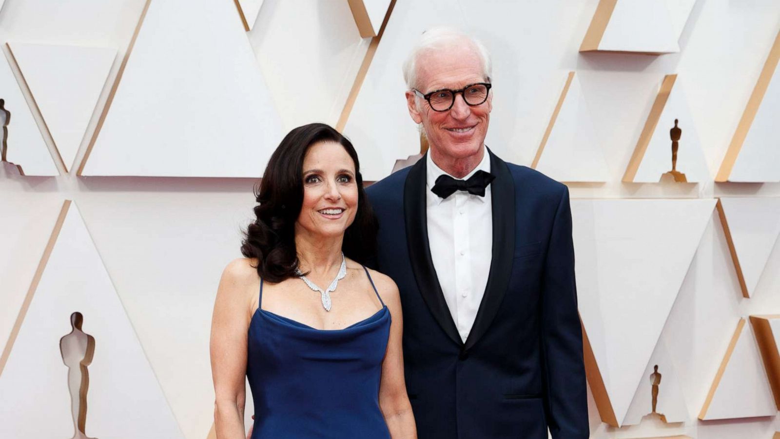 PHOTO: Julia Louis-Dreyfus and Brad Hall arrive for the 92nd Oscars ceremony at the Dolby Theatre in Hollywood, Calif., Feb. 9, 2020.