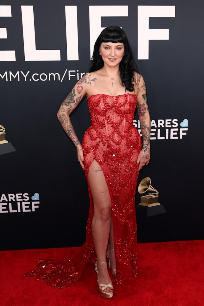 PHOTO: Julia Michaels attends the 67th Annual GRAMMY Awards Feb. 02, 2025 in Los Angeles, California.