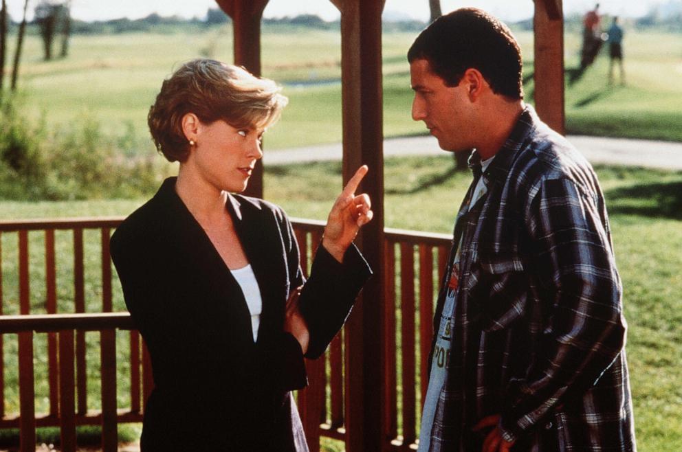 PHOTO: Julie Bowen and Adam Sandler in "Happy Gilmore," 1996.