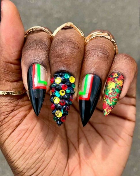 Juneteenth Celebration DIY Manicure Nail Art Decals Free 