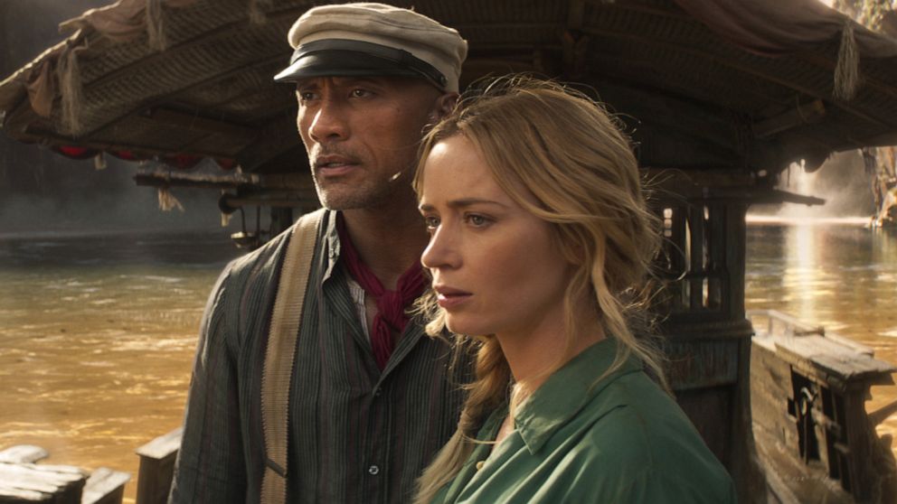 PHOTO: Dwayne Johnson and Emily Blunt in "Jungle Cruise," 2021.