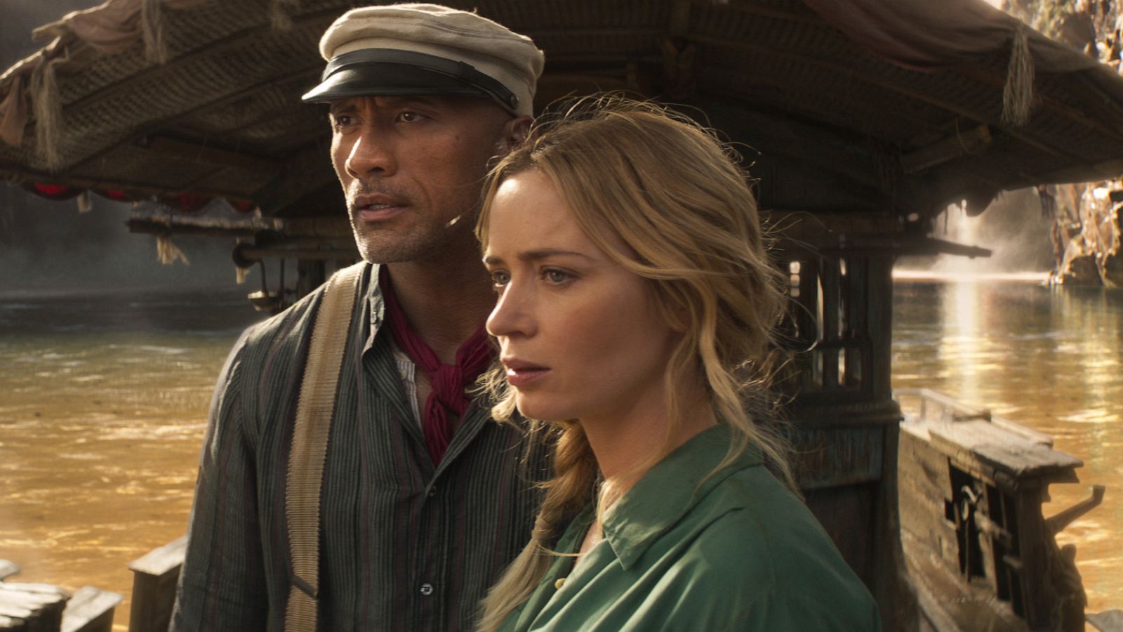 PHOTO: Dwayne Johnson and Emily Blunt in "Jungle Cruise," 2021.