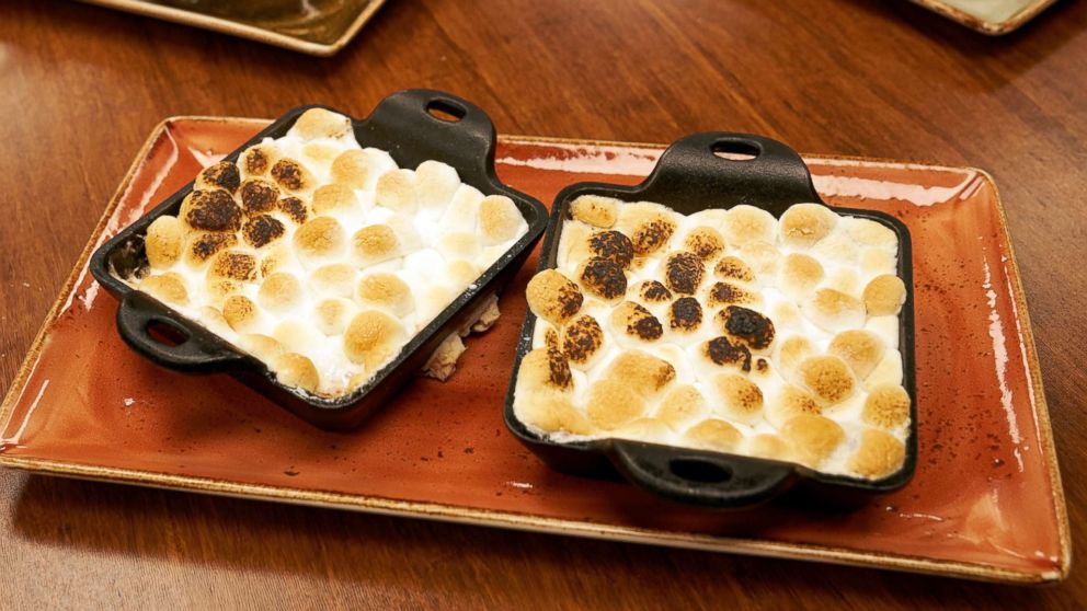 PHOTO: "Peppermint S'mores" -- a gooey dessert with marshmallow, chocolate, peppermint candy and graham crackers.