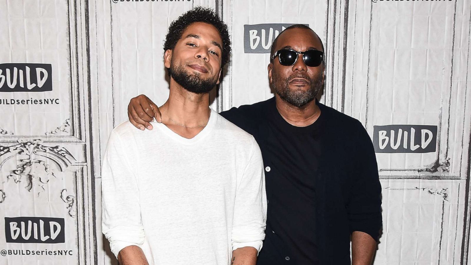 PHOTO: Jussie Smollett and Lee Daniels attend the Build Series to discuss the show 'Empire' at Build Studio in this Sept. 25, 2017 file photo in New York City.