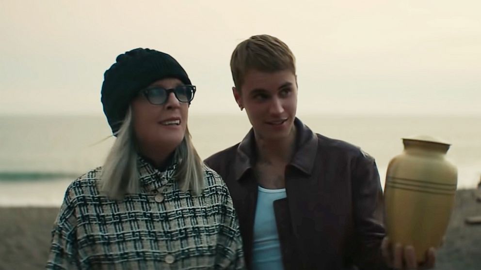 Diane Keaton Is Justin Bieber's Muse in Must-See Ghost Video Teaser