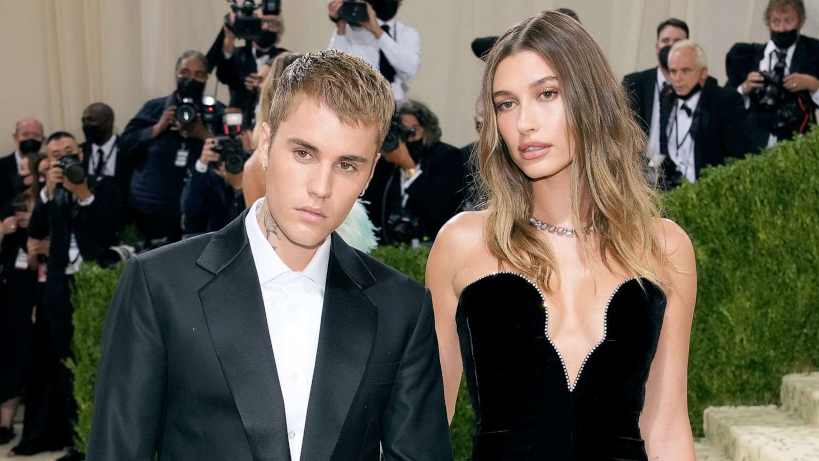 PHOTO: Justin Bieber and Hailey Bieber attend The 2021 Met Gala Celebrating In America: A Lexicon Of Fashion at Metropolitan Museum of Art, Sept. 13, 2021, in New York City.